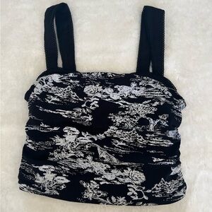 Free People Black and White Camisole